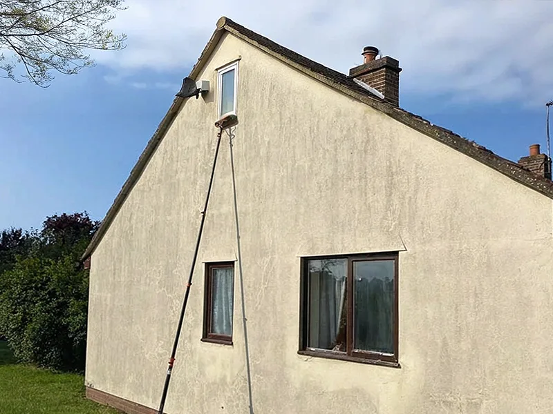 Render cleaning supplies and equipment laid out showing typical DIY costs