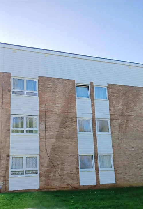 Gutter and fascia cleaning - Northampton residential property