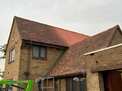 Clay Tile Roof Cleaning and Painting - Northampton (March 2024) - photo 5