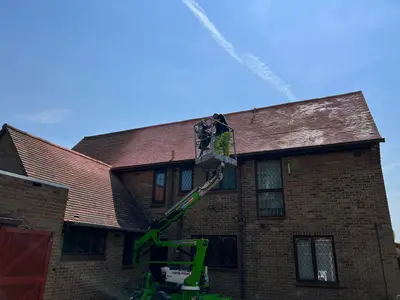 Clay Tile Roof Cleaning and Painting - Northampton (March 2024) - photo 7