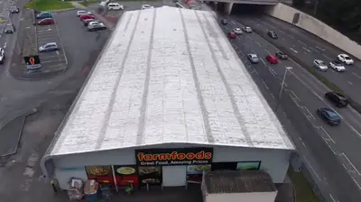 Commercial Exterior Cleaning - Farmfoods Supermarket, Crownhill, Plymouth - photo 1