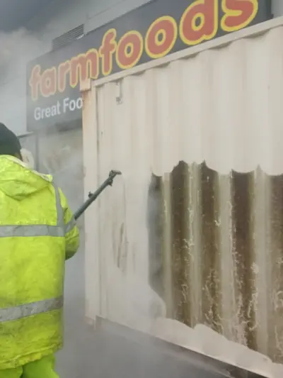 Commercial Exterior Cleaning - Farmfoods Supermarket, Crownhill, Plymouth - photo 20