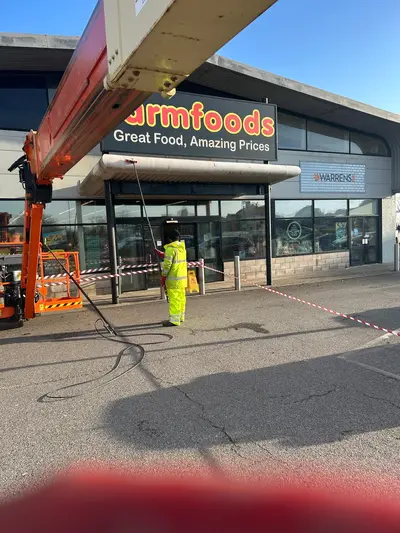 Commercial Exterior Cleaning - Farmfoods Supermarket, Crownhill, Plymouth - photo 35