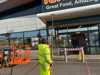 Commercial Exterior Cleaning - Farmfoods Supermarket, Crownhill, Plymouth - photo 37