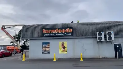 Commercial Exterior Cleaning - Farmfoods Supermarket, Crownhill, Plymouth - photo 5