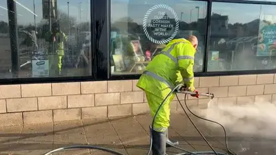 Commercial Exterior Cleaning - Farmfoods Supermarket, Crownhill, Plymouth - photo 9