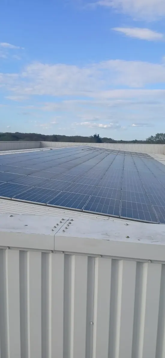Commercial Warehouse Roof, Cladding and Gutter Cleaning - Desborough