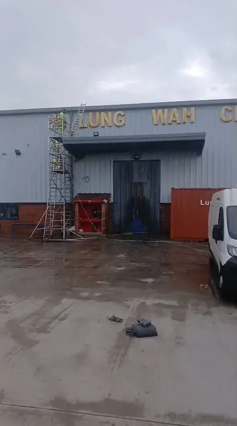 Warehouse Exterior Cleaning - Lung Wah Chong, Oxford