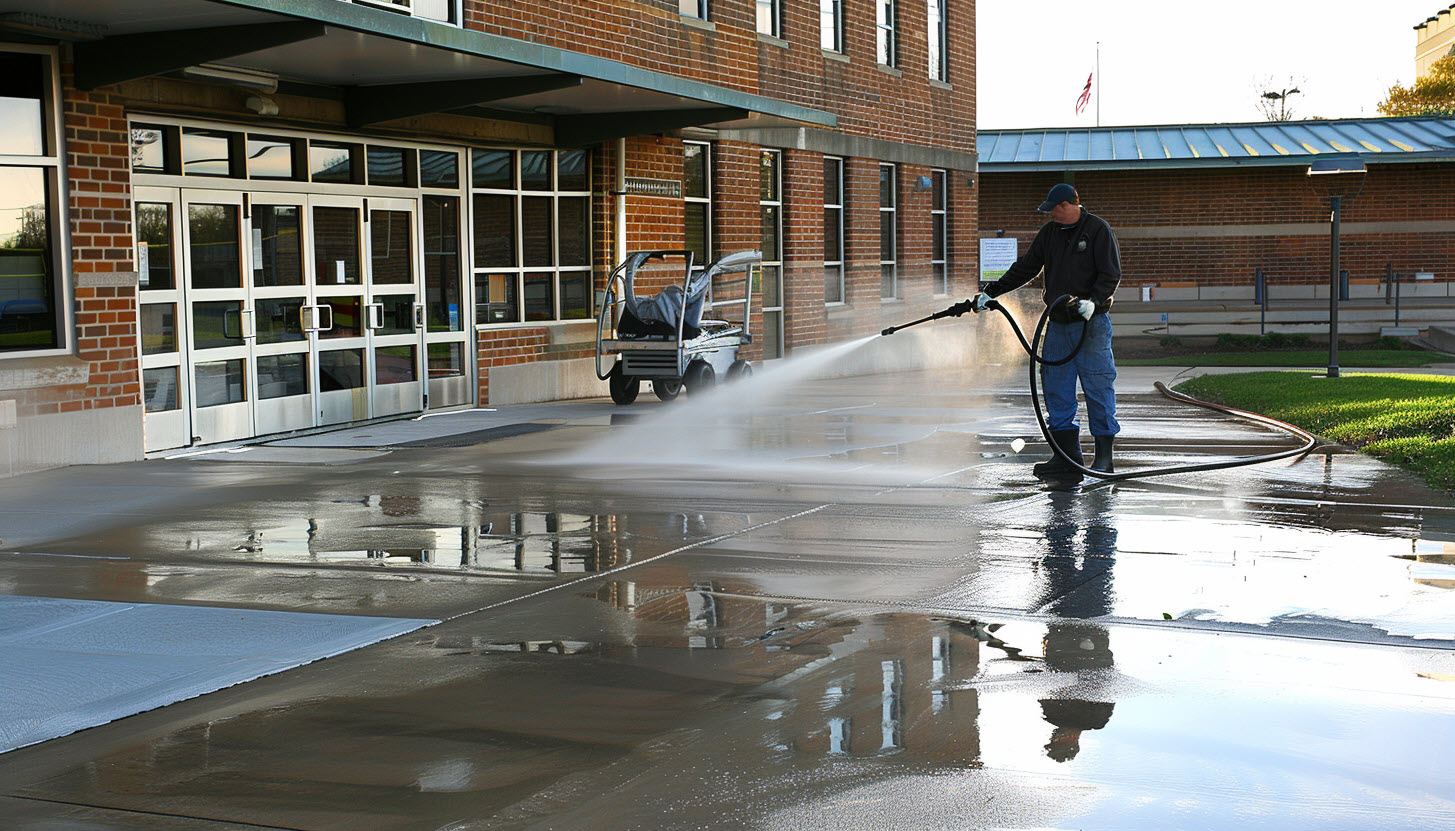 Pressure Washing for Schools and Educational Facilities