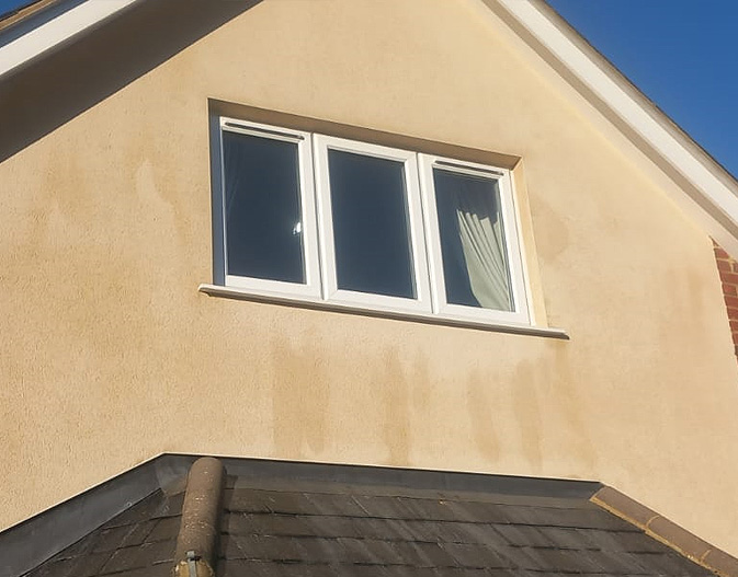 professional house render cleaning